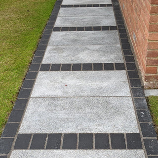 Kadapha Block Paving, Black Limestone Setts & Cobbles 200x100x50 £47.27/m2