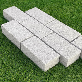 Sawn Granite Setts Silver Grey, Block Driveway Paving, 200 x 100 x 50 mm £49.49/m2