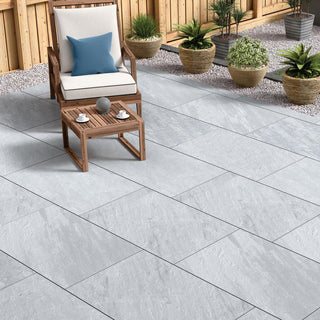 Kandla Grey Porcelain Paving Slabs 900x600x20mm £23.69/m2