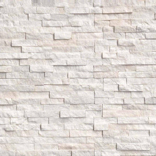 Sparkle White Quartz Split Face Mosaic Tiles Cladding 550x150 £32.99/m2