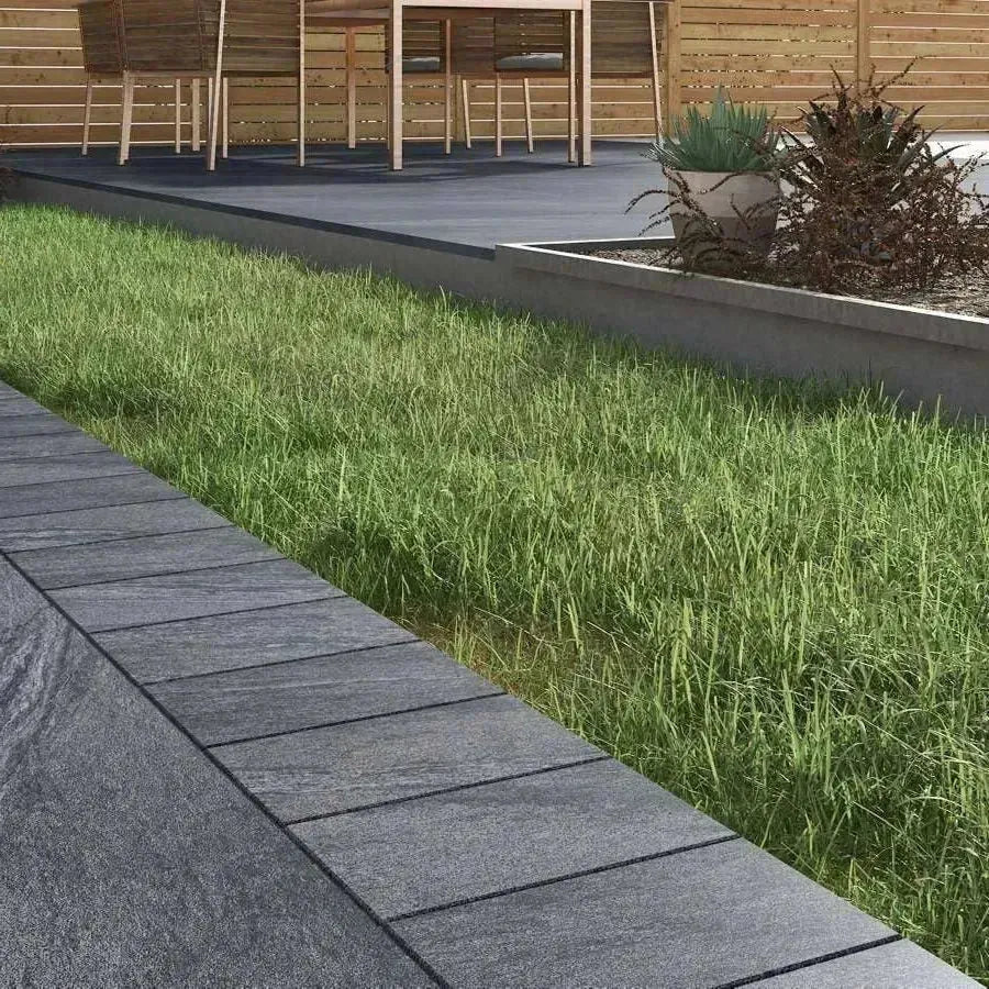 County Anthracite Porcelain Edging Setts 200x100x20 £40.99/m2