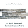 Grey Blend Italian Porcelain Split Face Effect Tiles £33.99/m2