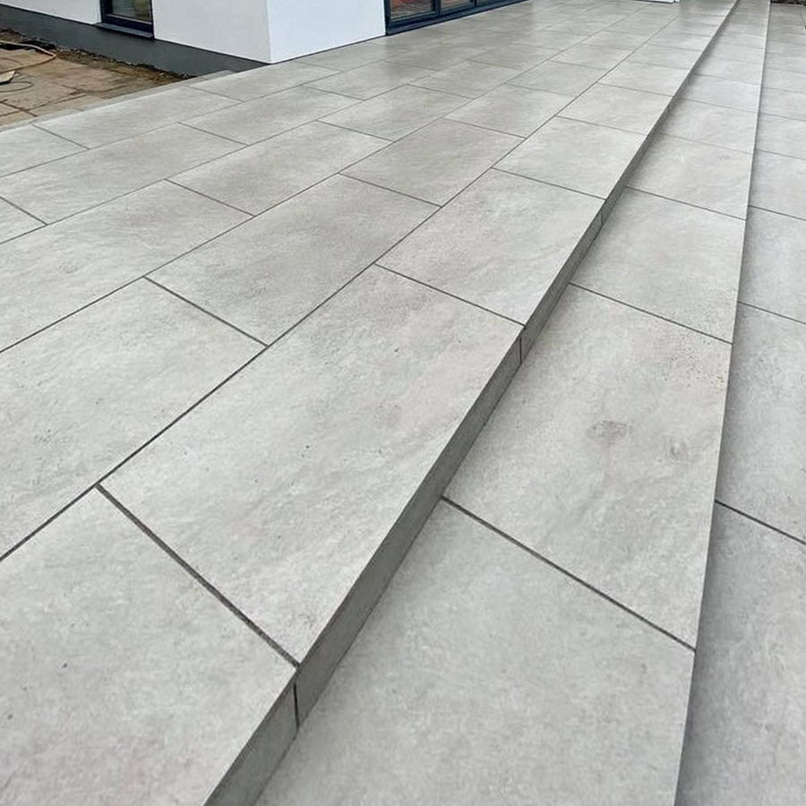Hammer Grey Porcelain Paving Slabs 900x600x20 £22.10/m2
