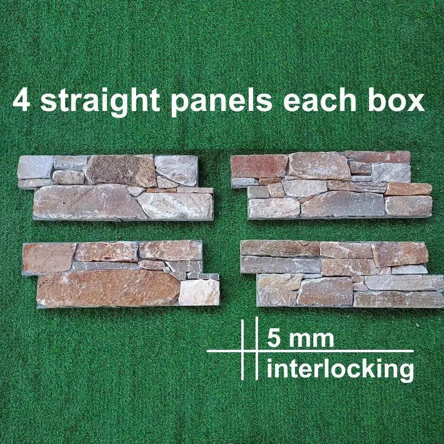 Oyster Quartz Stone Cladding Z Tiles Clad Panels Cement Baking | Stone ...