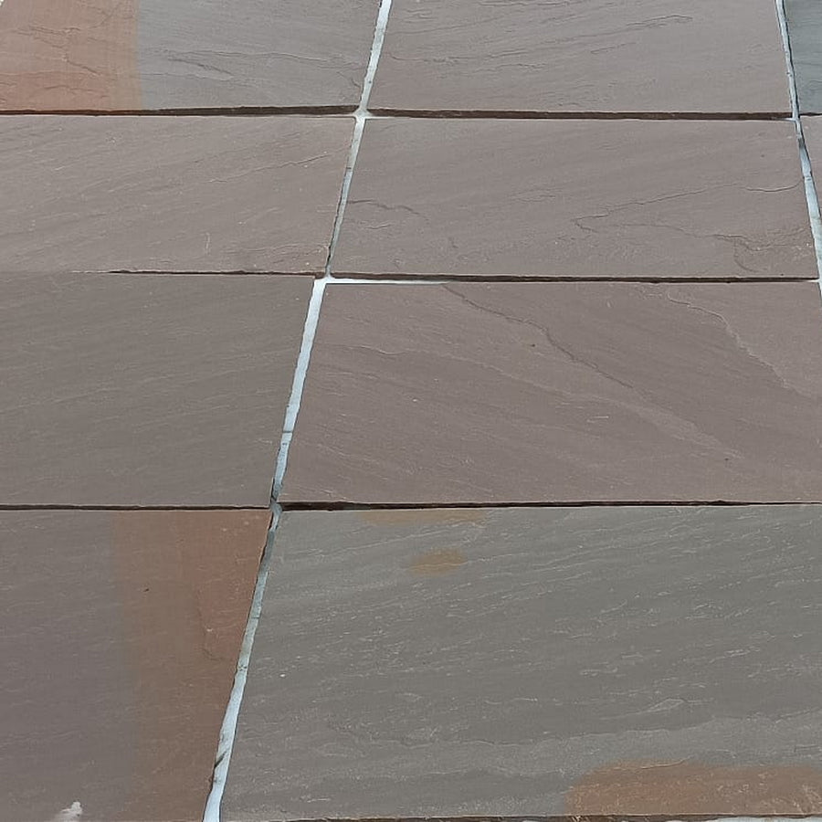 Autumn Blend Sandstone Paving Slabs, 560 Series 5 Sizes 22mm Cal. £19.69/m2