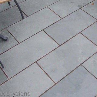 Slate Paving, Brazilian Slate Grey Paving Slabs 600x400 20mm Cal.