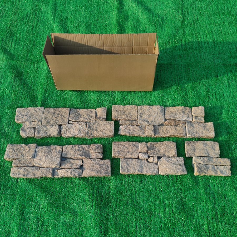 Exterior Faux Stone Wall Panels 3D Panels Multicolour Real Stone