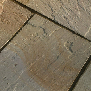 Rippon Buff Indian Sandstone Paving Slabs 900x600 22mm Cal. £22.69/m2