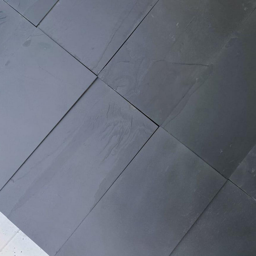 Black Slate Paving Indian Slate Slabs 900x600 £32.60/m2