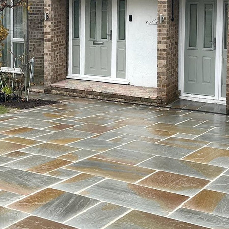 Indian Slabs Indian York Sandstone Paving Slabs Patio Packs | Stone Paving Direct