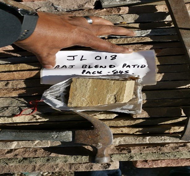 Job Lot 18 - Raj Blend Sandstone Paving Slabs, 560 Series 5 Sizes, 22mm *COLLECTION ONLY*