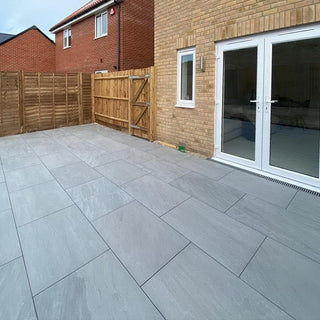 Kandla Grey Porcelain Paving Slabs 900x600x20 from £20.89/m2