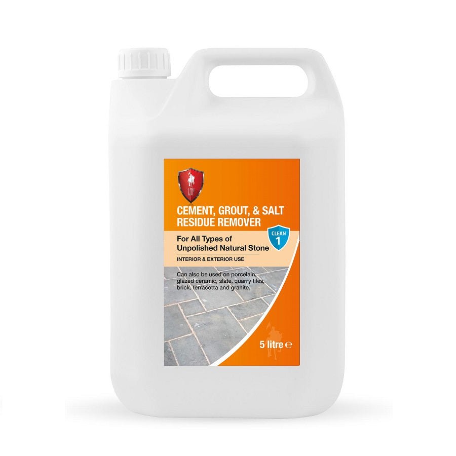 LTP Cement Grout & Salt Residue Remover For Unpolished Natural Stone 5 Litres
