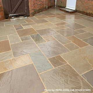 Raj Blend Sandstone Paving Slabs, 560 Series 3 Sizes 22mm Calibrated £21.19/m2