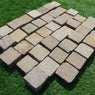 Raj Green Sandstone Setts & Cobbles 100 x 100 x 50mm, £49.29/m2