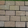 Raj Green Sandstone Setts & Cobbles 200 x 100 x 50mm, £39.69/m2