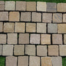Raj Green Sandstone Setts & Cobbles 100 x 100 x 50mm, £49.29/m2