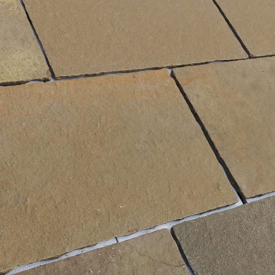 Tandur Yellow Limestone Tumbled 900x600 22mm Cal. £29.69/m2