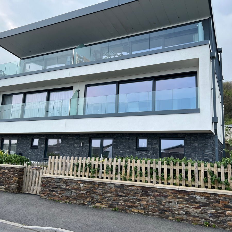 Exterior Stone Cladding Black Slate Z Tiles Clad Panels 550 x 200, £63.99/m2