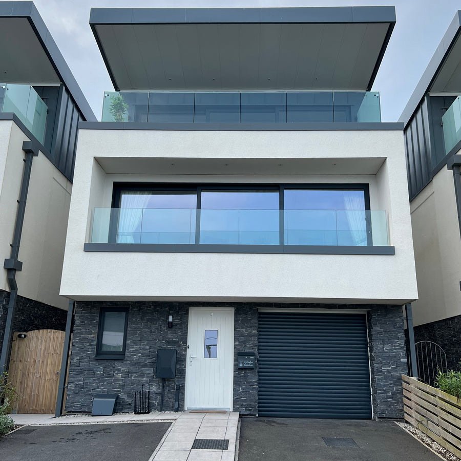 Exterior Stone Cladding Black Slate Z Tiles Clad Panels 550 x 200, £63.99/m2