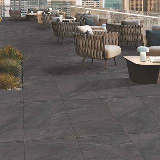 Anthracite Dark Porcelain Paving Slabs 900x600x20mm £25.00/m2