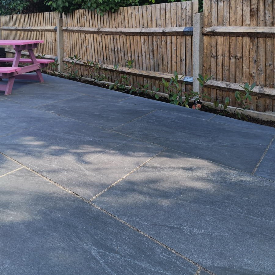 Anthracite Black Porcelain Paving Slabs 900x600x20mm £22.69/m2