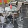 Black Limestone Paving Slabs, Midnight Sawn Edge 900 x 600 22mm, £22.15/m2