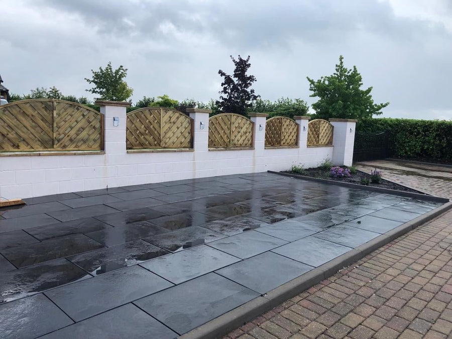 Black Limestone Linear, Edging, Midnight Plank 900 x 200 22mm, £22.90/m2