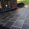 Black Limestone Paving Slabs, Midnight Sawn Edge 900 x 600 22mm, £22.15/m2