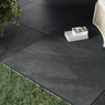Brazilian Black Slate Effect Porcelain Paving Slabs 900x600x20mm £22.69/m2