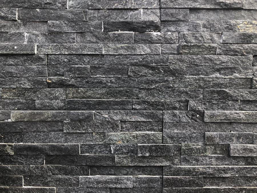 Black Sparkle Quartz Split Face Tiles Cladding 550x150 £35.39/m2