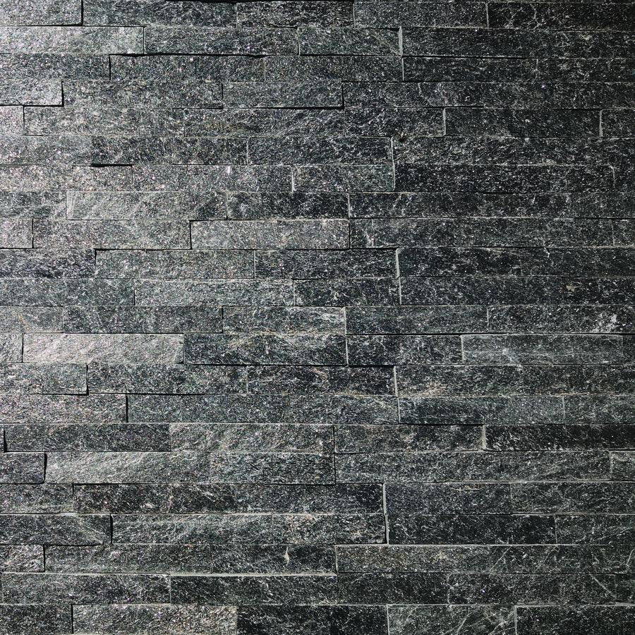 Black Sparkle Quartz Split Face Tiles Cladding 550x150 £35.39/m2