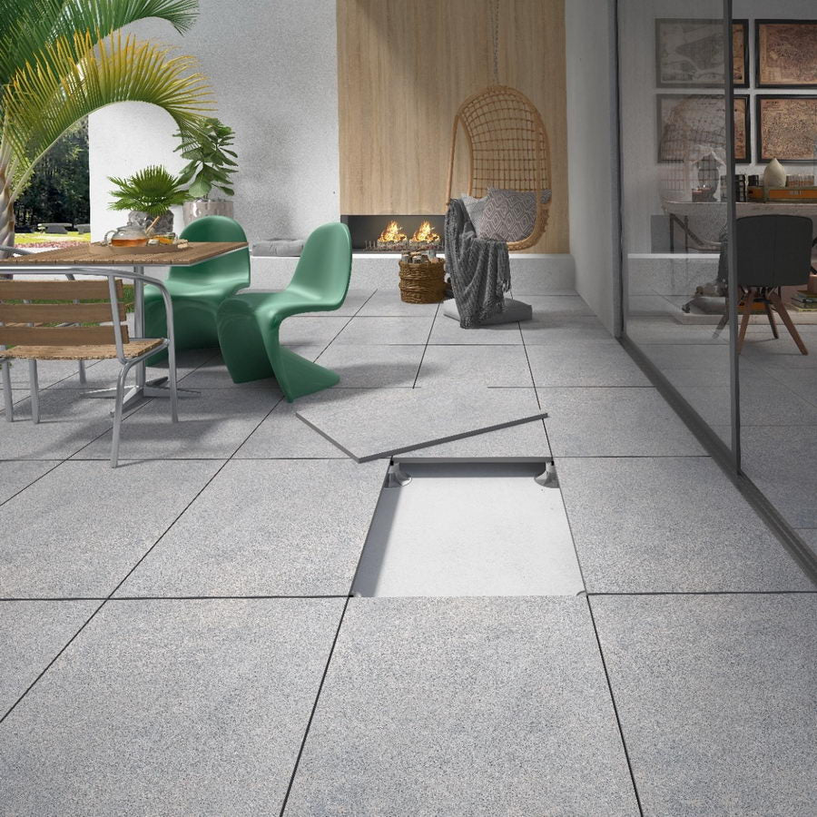 Grey porcelain sale tile