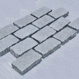 Tandur Grey Limestone Setts & Cobbles 200 x 100 x 50 £42.69/m2