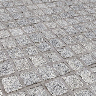 Granite Setts Cobbles, Silver Grey Cropped 100 x 100 x 50mm £49.99/m2