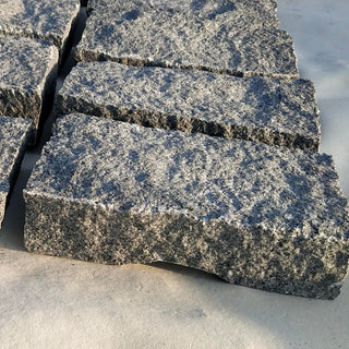 Granite Cobbles Setts Cropped, Blue Grey Mid Grey 200 x 100 x 50mm £59.99/m2