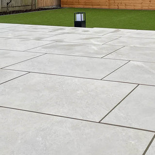 Himalayan White Porcelain Paving Slabs 900x600x20mm £22.10/m2