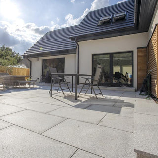 Silver Grey Granite Paving, Glacier Ice 900 x 600 x 25mm £29.69/m2