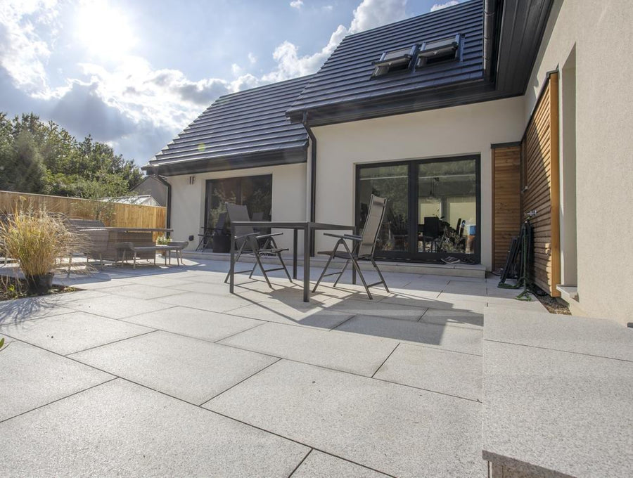 Glacier Ice Granite Paving, Silver Grey 900 x 600 x 25mm £33.50/m2