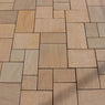 Autumn Brown Indian Sandstone Paving Patio Packs 22mm Cal. £20.99/m2