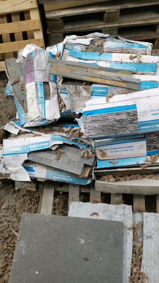 Job Lot 12 - Multicolour Slate Split Face Tiles, Stone Cladding 550x150 *COLLECTION ONLY*
