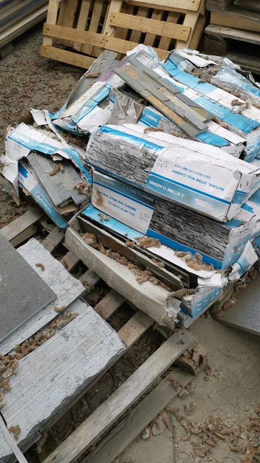 Job Lot 12 - Multicolour Slate Split Face Tiles, Stone Cladding 550x150 *COLLECTION ONLY*