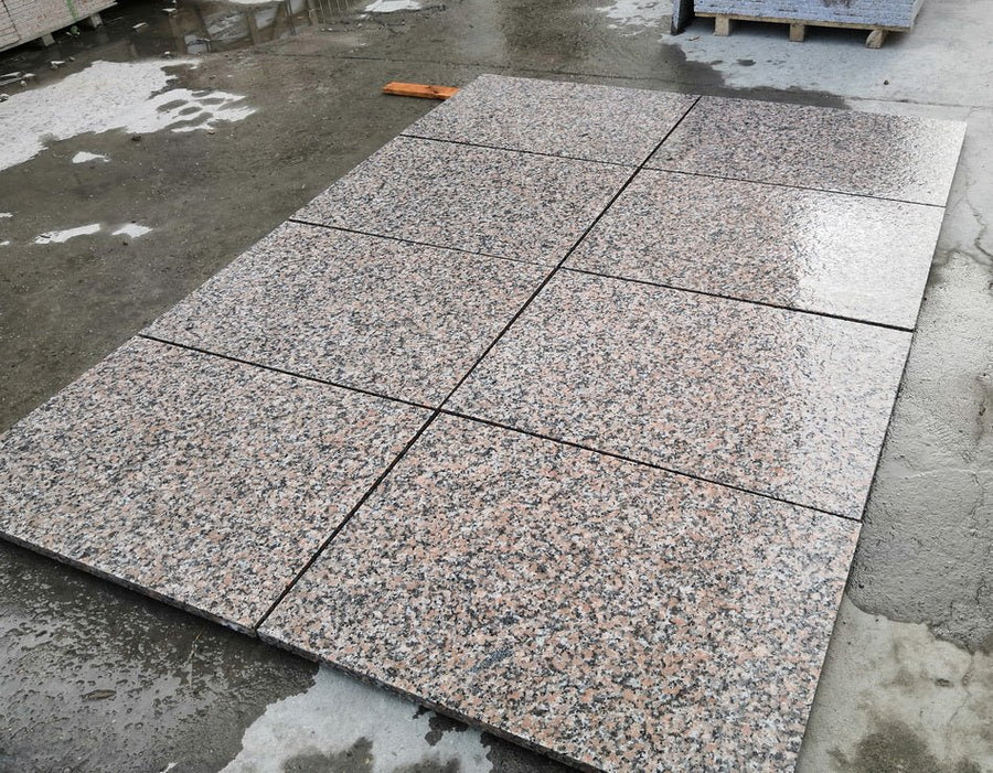 Pink Granite Paving Slabs Maple Red 900 x 600 £30.79/m2