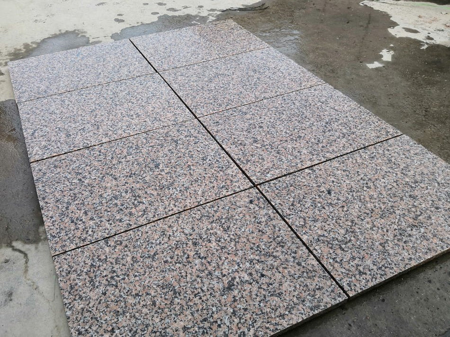 Pink Granite Paving Slabs Maple Red 900 x 600 £30.79/m2