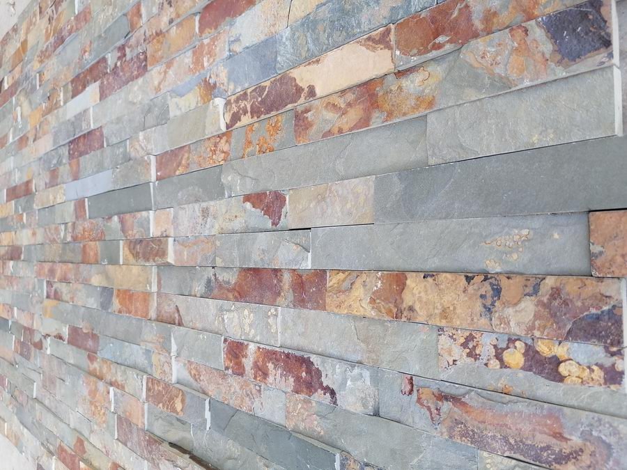 Multi Colour Stone Cladding Slate Split Face Tiles £30.89/m2