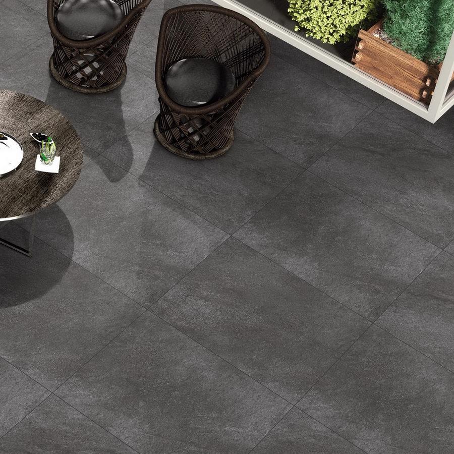 Hammer Nero Black Porcelain Paving Slabs 900x600x20mm £22.69/m2