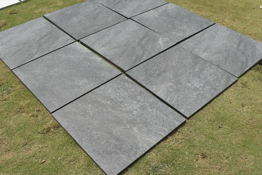 Hammer Nero Black Porcelain Paving Slabs 900x600x20mm £22.69/m2