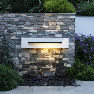 Nordic Stone Cladding Blue Grey Quartz Z Tiles Clad Panels 550 x 200, £63.99/m2