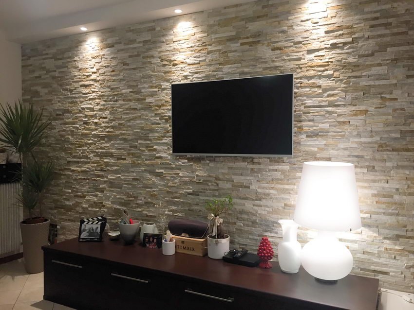 Oyster Quartz Split Face Tiles, Stone Cladding 360x100 £28.69/m2
