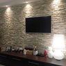 Oyster Quartz Split Face Tiles, Stone Cladding 360x100 £31.49/m2